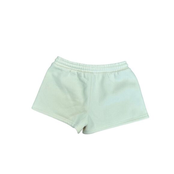 NWOT Edikted Mon Cheri Sweat Shorts Beige Fleece Pull on Drawstring Womens XS - Picture 4 of 11